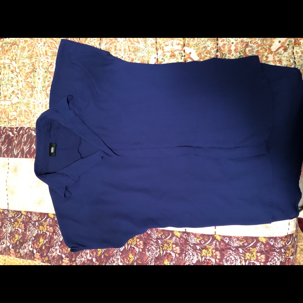 Navy blue blouse